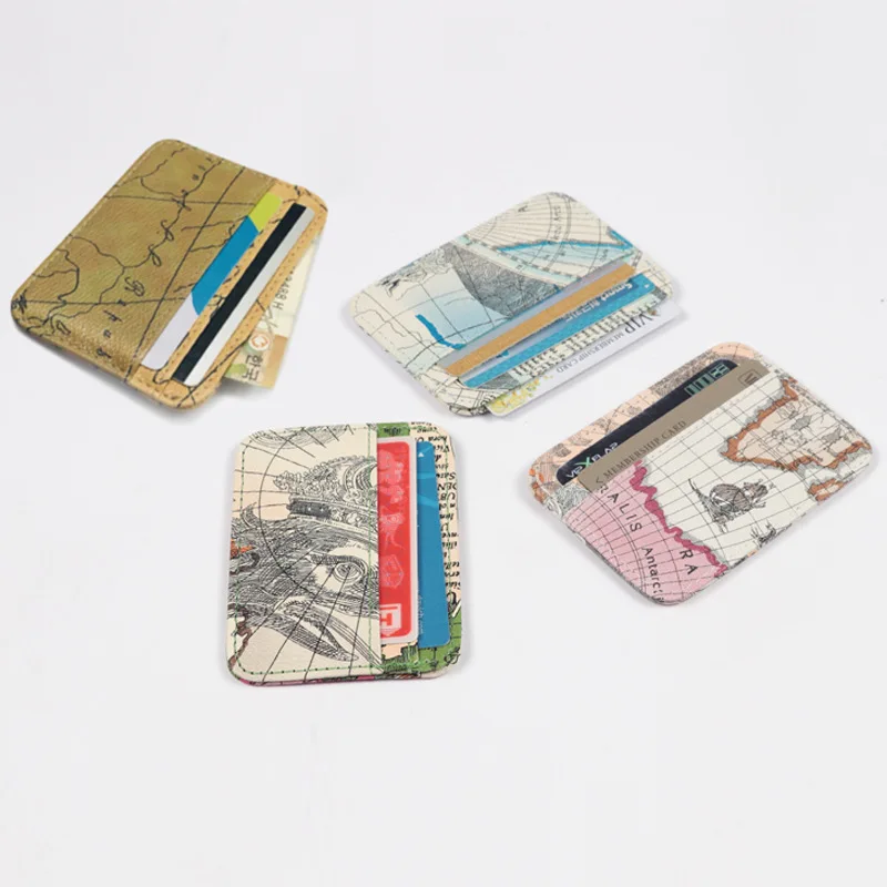 RFID kartica svijeta Kartica torba držač moda muškarci business kreditna kartica umjetna koža novčanik držači za slučaj organizator torba ženski novčanik