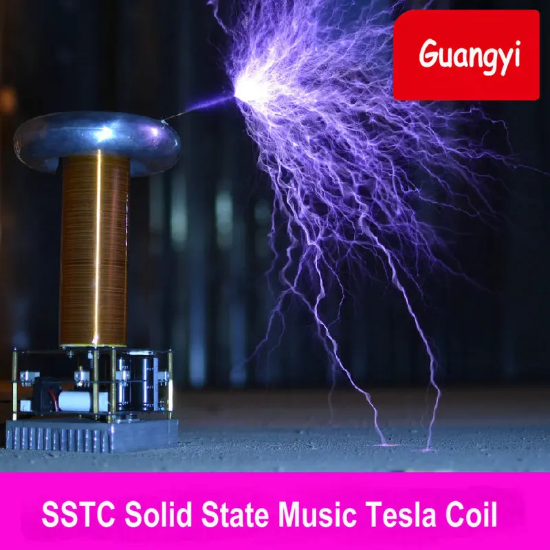 Tesla Coil umjetne munje proizvođač glazbe Tesla Coil SSTC Tesla grmljavine