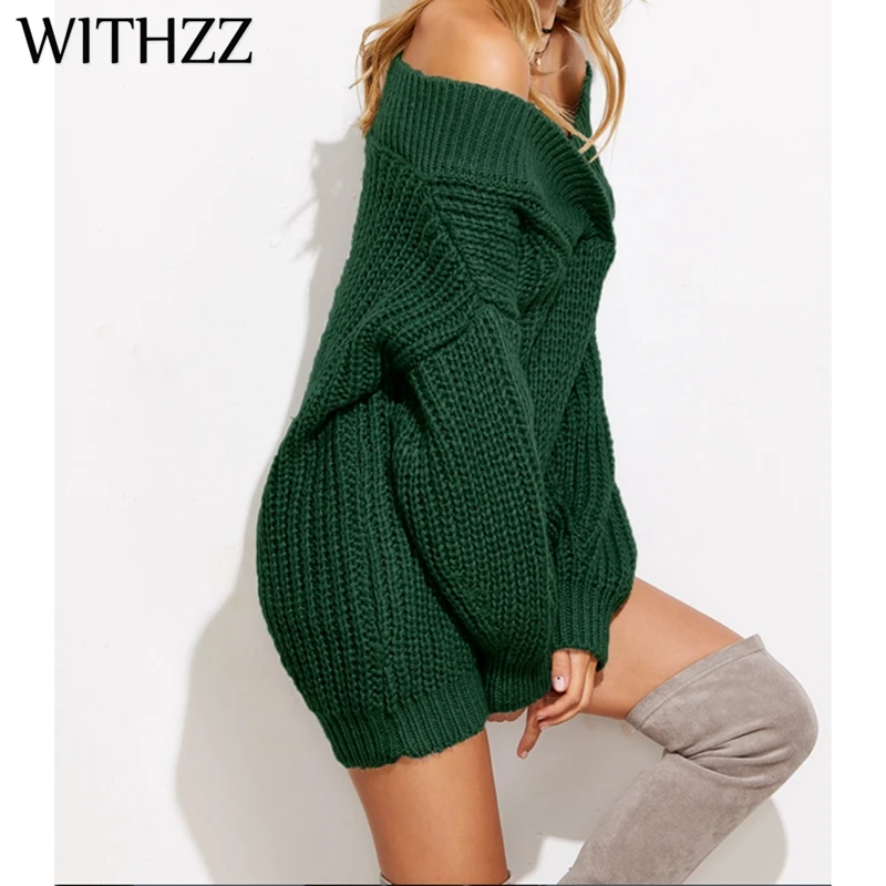 WITHZZ ženski dugi rukav V-izrez u obliku masti ženski džemper, kaput za žene Ženski kardigan pulover Harajuku odjeća plus size top