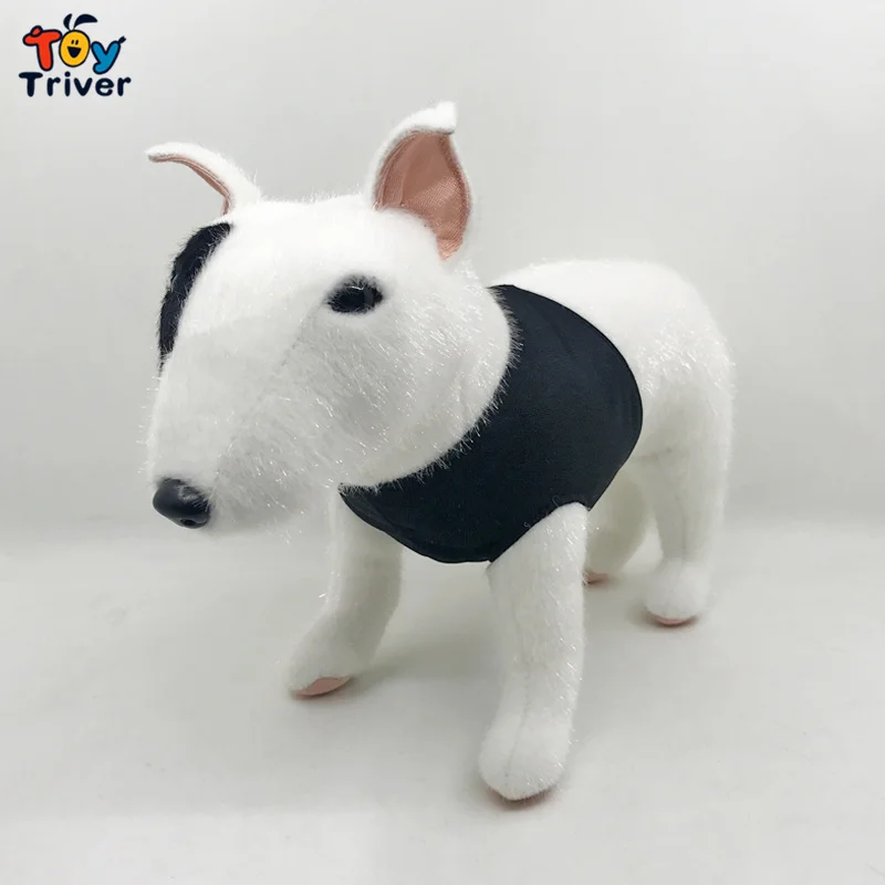 30 cm Realife bull terrier je pas pliš igračku Triver mekana lutka psa Babg djeca djeca rođendanski poklon shop home dekor pad isporuka