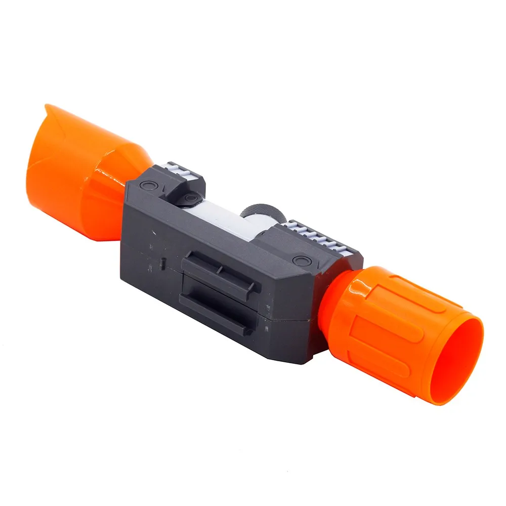 Izmijenjeni prednji dio cijevi precizno uređaj za serije Nerf Elite - naranča + siva + crna igračku pištolj pribor