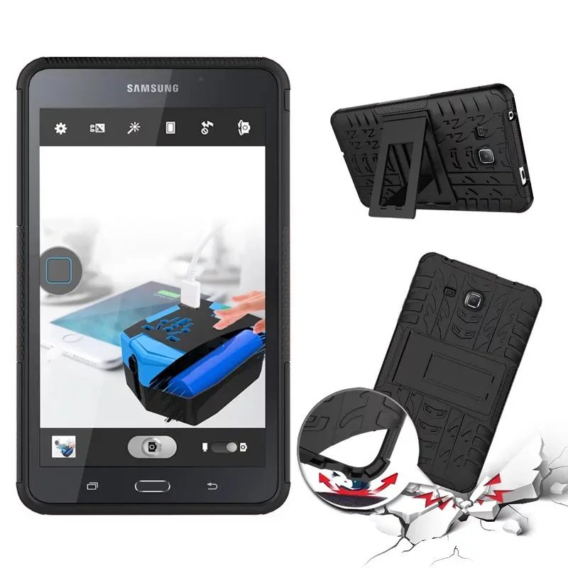 Torbica za Samsung Galaxy Tab, A A6 7.0 inch 2016 T280 T285 cover Tablet TPU & PC oklop Dazzle hibridni oklop Kickstand Cases Funda